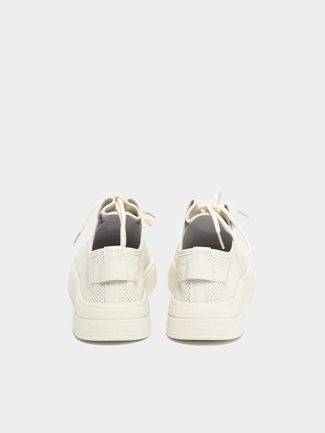 Полуботинки женские всесезонные, цвет молочный, натуральная кожа и полимерные материалы 6810045 | 6