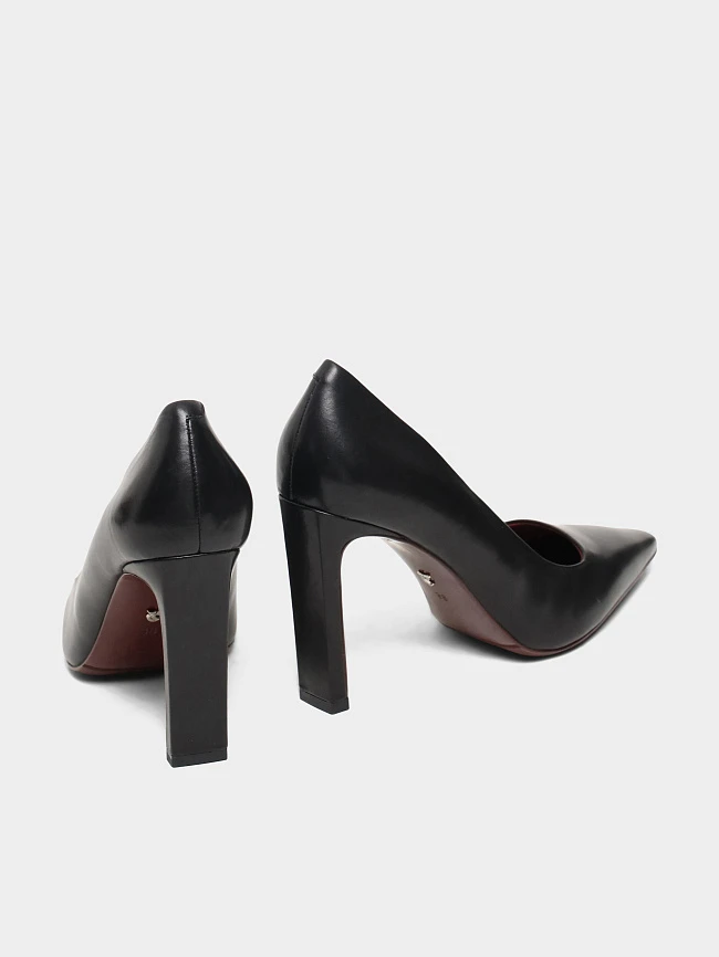 Туфли женские всесезонные, цвет черный, натуральная кожа 497034 | 3