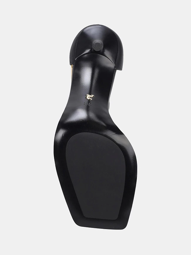 Босоножки женские летние, цвет черный, натуральная кожа 1493213P | 5