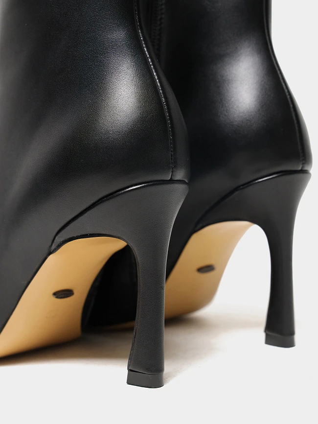 Полусапоги женские всесезонные, цвет черный, искусственная кожа 6550330-2 | 6