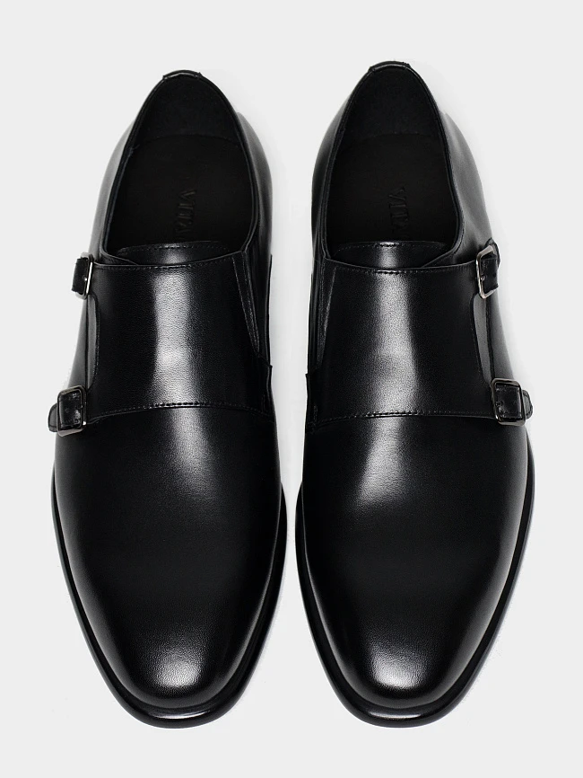 Туфли мужские всесезонные, цвет черный, натуральная кожа M1022958 | 5