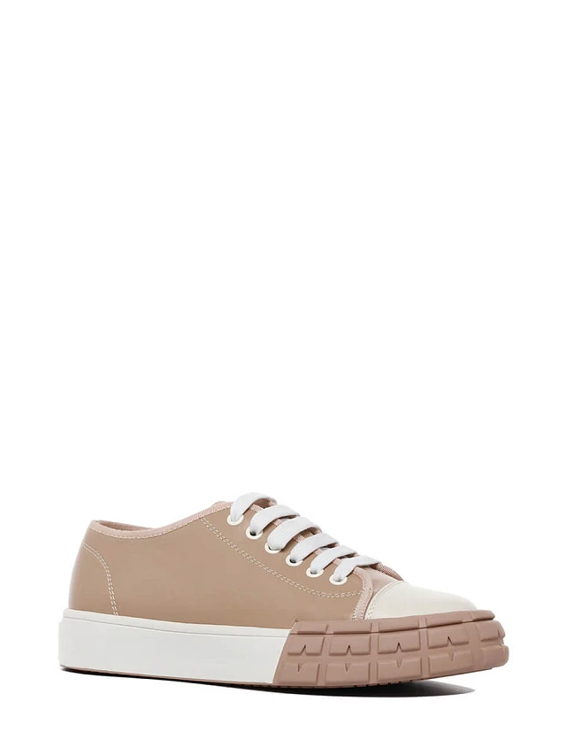 Кеды 1845282 женские цвет бежевый, искусственная кожа 1845282         | 1