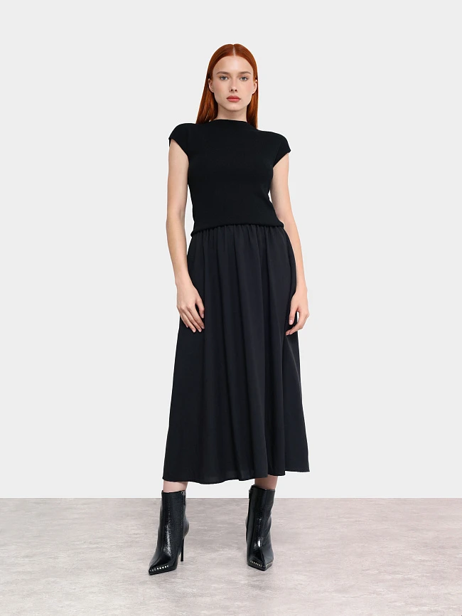 Полусапоги женские демисезонные, цвет черный, натуральный наплак 1493929 | 13