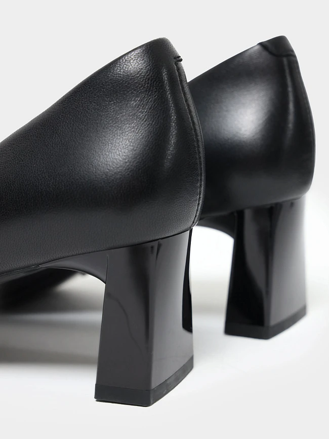 Туфли женские всесезонные, цвет черный, натуральная кожа 7210264 | 6