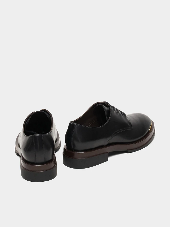 Полуботинки женские всесезонные, цвет черный, натуральная кожа 1821641 | 4