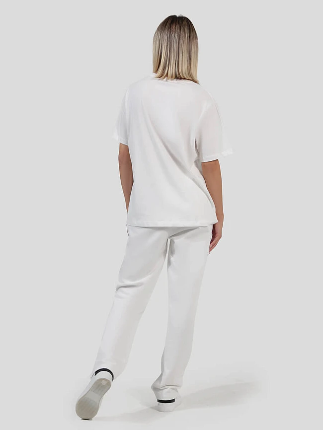 Костюм спортивный (футболка+брюки) женские всесезонные TEset06-02 | 3