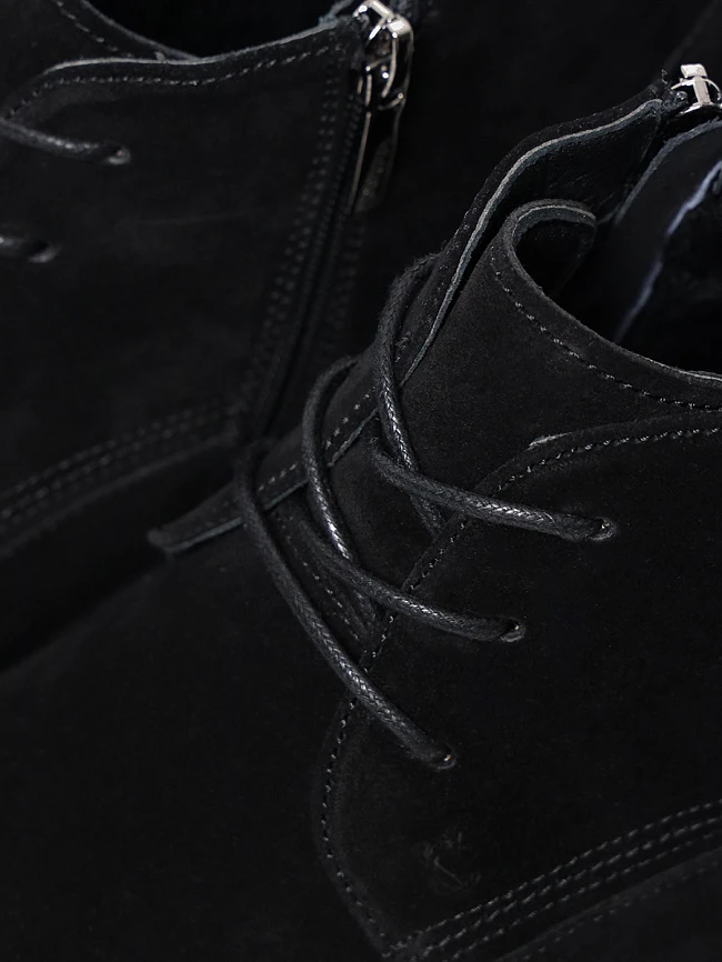 Ботинки мужские демисезонные, цвет черный, натуральный спилок M1782558 | 5