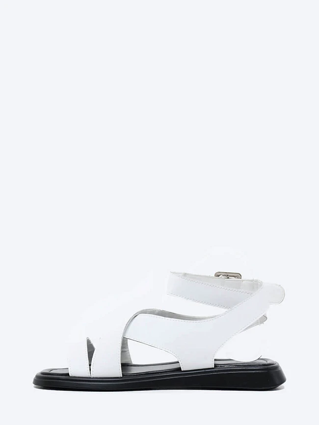 Сандалии женские летние, цвет белый, натуральная кожа и полимерные материалы 6810026 | 3
