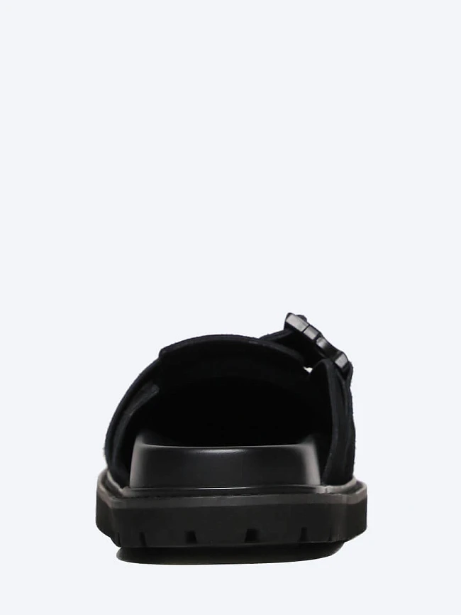 Сабо мужские летние, цвет черный, натуральный спилок M1782432 | 5