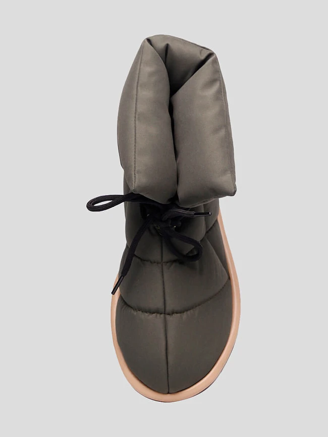 Полусапоги женские демисезонные, цвет хаки, текстиль 1221206 | 4