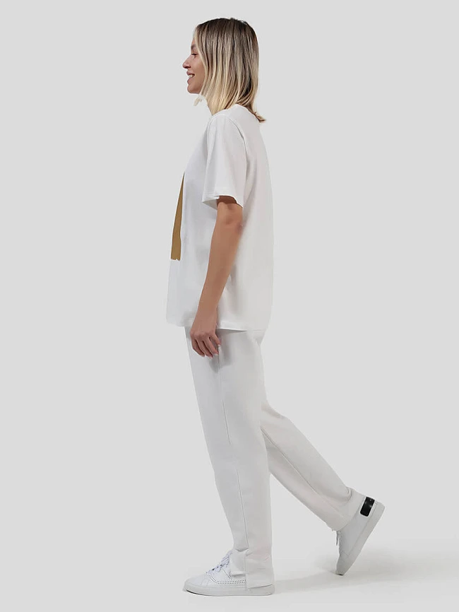 Костюм спортивный (футболка+брюки) женские всесезонные TEset06-02 | 2