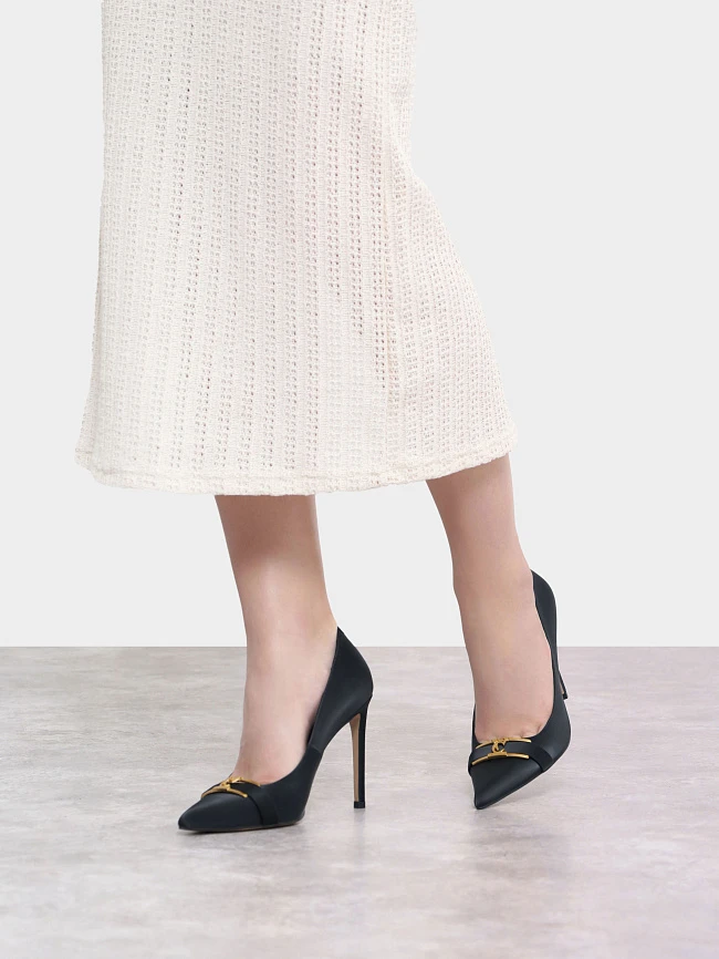 Туфли женские всесезонные, цвет черный, натуральная кожа 1494433 | 8