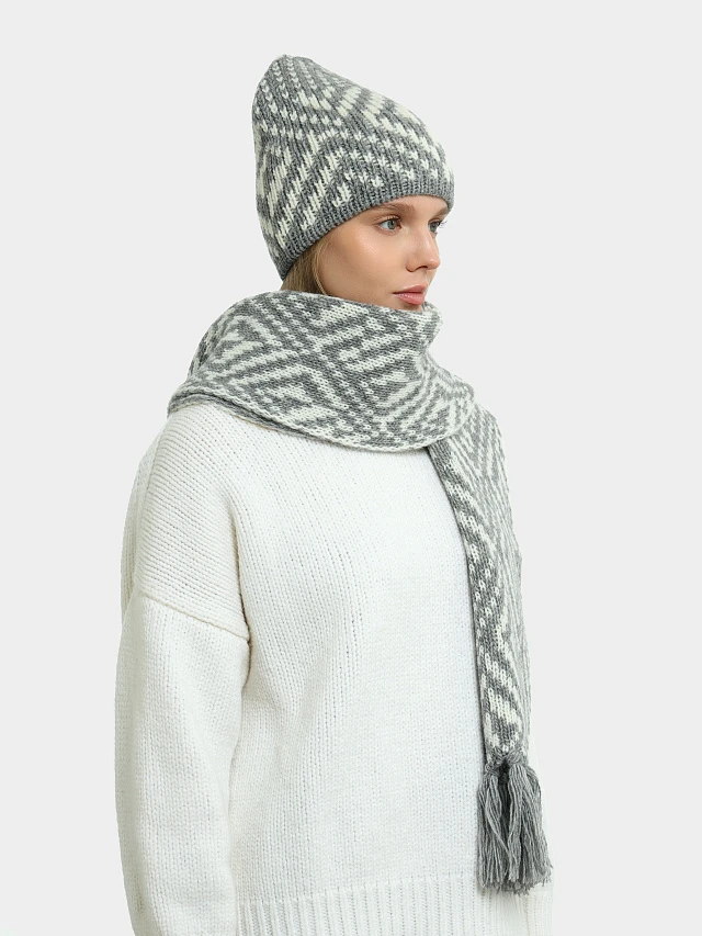 Комплект (шапка+шарф) женские осень-зима MT0006-07-K | 1