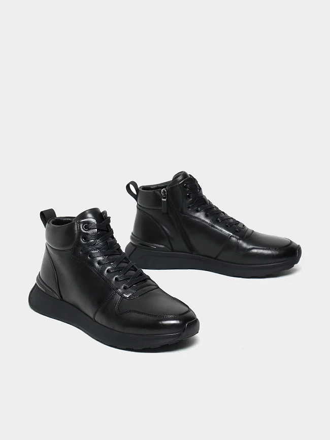 Ботинки мужские зимние, цвет черный, натуральная кожа M1782605M | 3