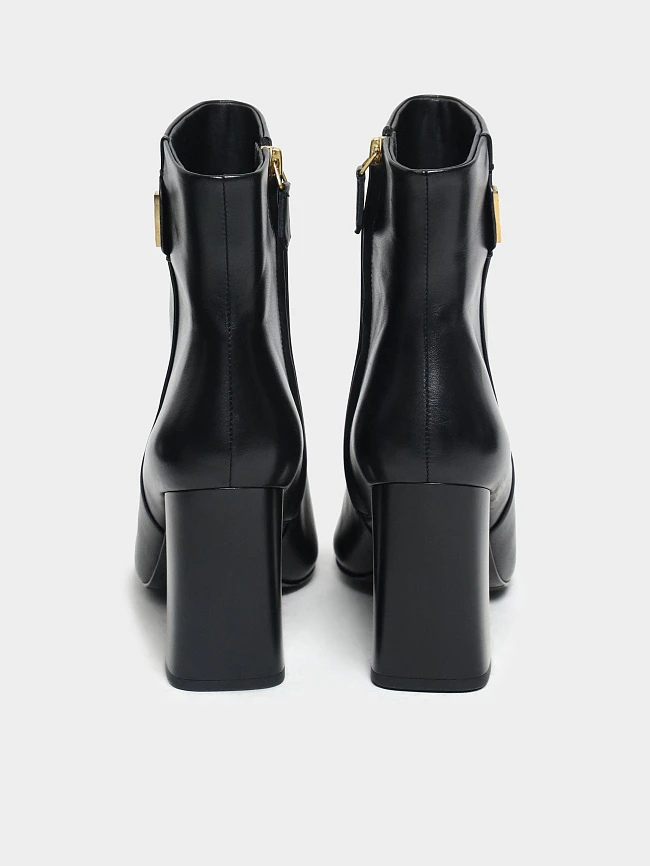 Полусапоги женские демисезонные, цвет черный, натуральная кожа 1493680 | 6