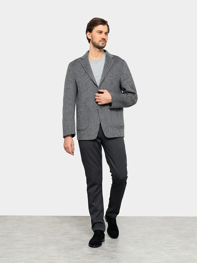 Полуботинки мужские всесезонные, цвет черный, натуральный велюр M1782509 | 12