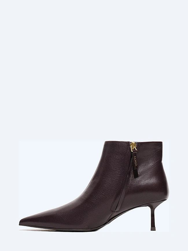 Ботильоны женские всесезонные, цвет фиолетовый, натуральная кожа 1494590-2 | 3