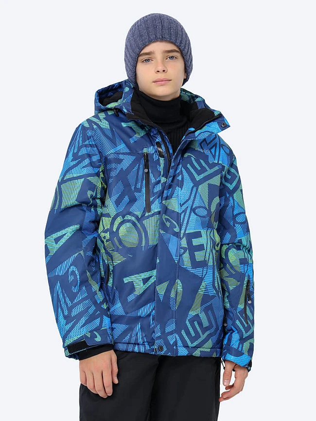 SE23113-33 Костюм детский (куртка+комбинезон) для мальчиков индиго+100% полиэстер SE23113-33 | 3