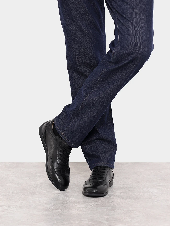 Кеды мужские демисезон; лето;, цвет черный, натуральная кожа M254415 | 7