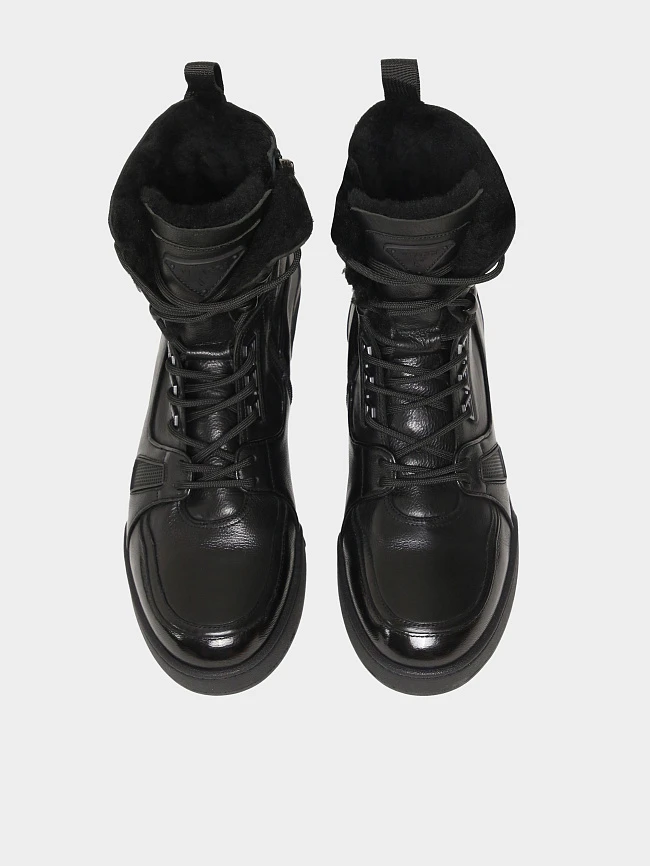 Ботинки мужские зимние, цвет черный, натуральная кожа M1781444M | 5