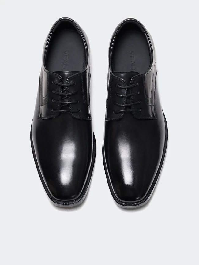 Полуботинки мужские всесезонные, цвет черный, натуральная кожа M1782520 | 5