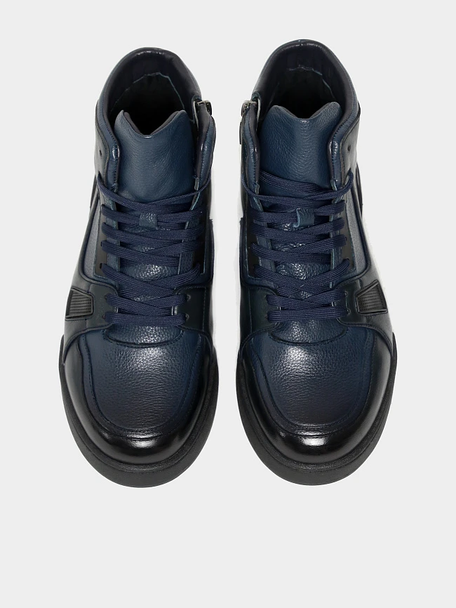 Кеды мужские демисезонные, цвет синий, натуральная кожа M1781446 | 5