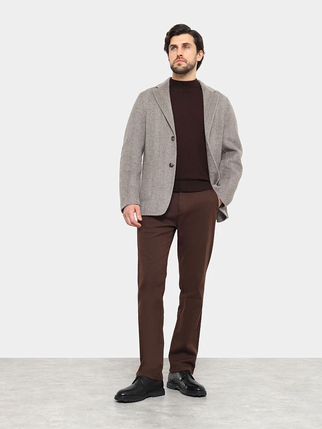 Полуботинки мужские демисезонные, цвет черный, натуральная кожа M24VC080 | 10