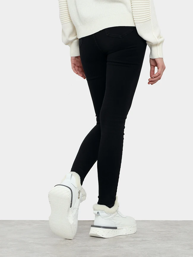 Ботинки женские зимние, цвет белый, текстиль/натуральная кожа и полимерные материалы 24VC118M | 8