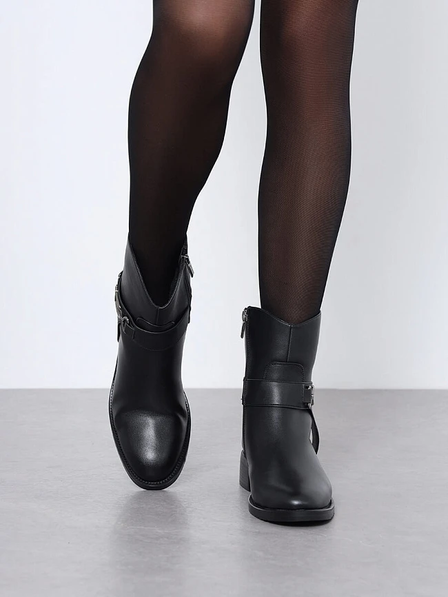 Полусапоги женские зимние, цвет черный, искусственная кожа 1848782M | 10