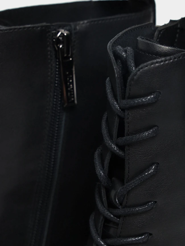 Ботинки женские демисезонные, цвет черный, натуральная кожа 1820413 | 7