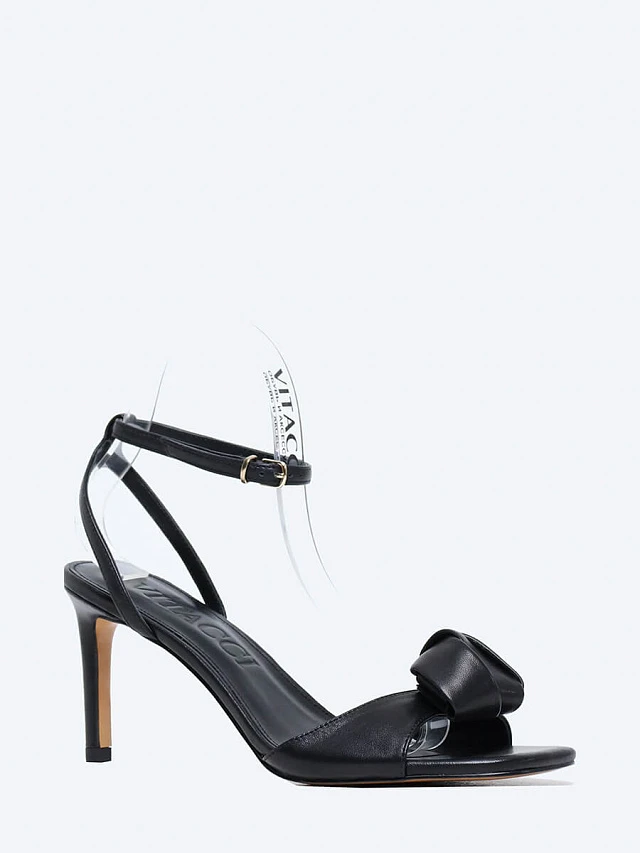 Босоножки женские летние, цвет черный, натуральная кожа 1493236 | 1