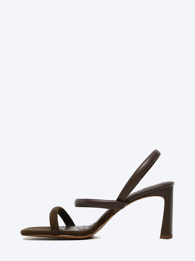 Босоножки женские летние, цвет коричневый, натуральная кожа/натуральный велюр 1493435 | 3