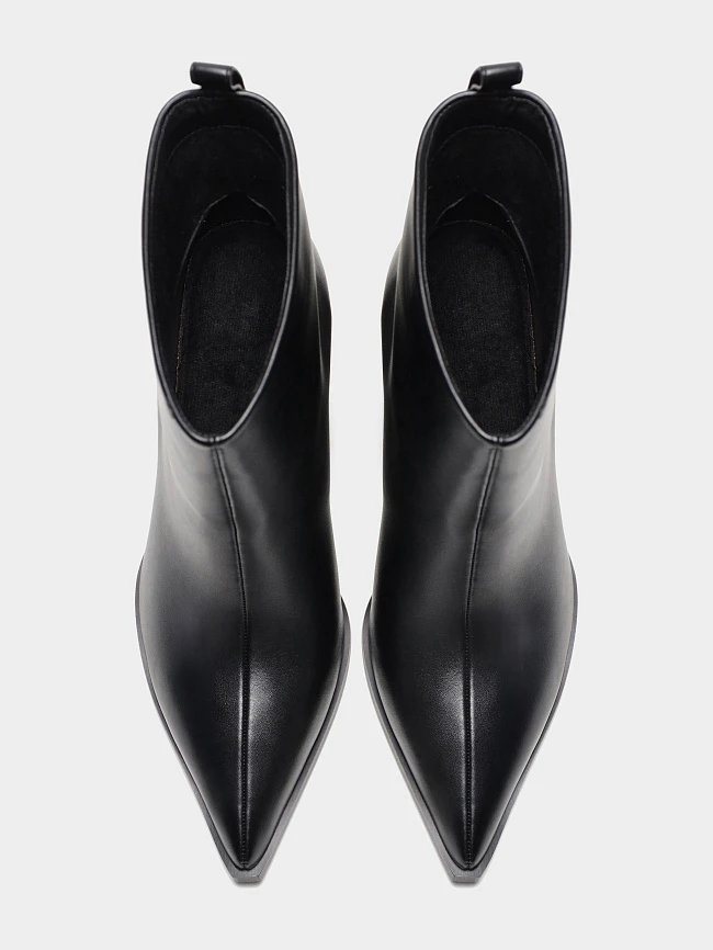 Ботильоны женские всесезонные, цвет черный, искусственная кожа 6550347 | 5