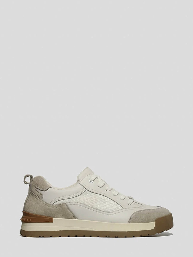 Кеды M221027 мужские цвет белый, текстиль/искусственная кожа/натуральный спилок M221027 | 2