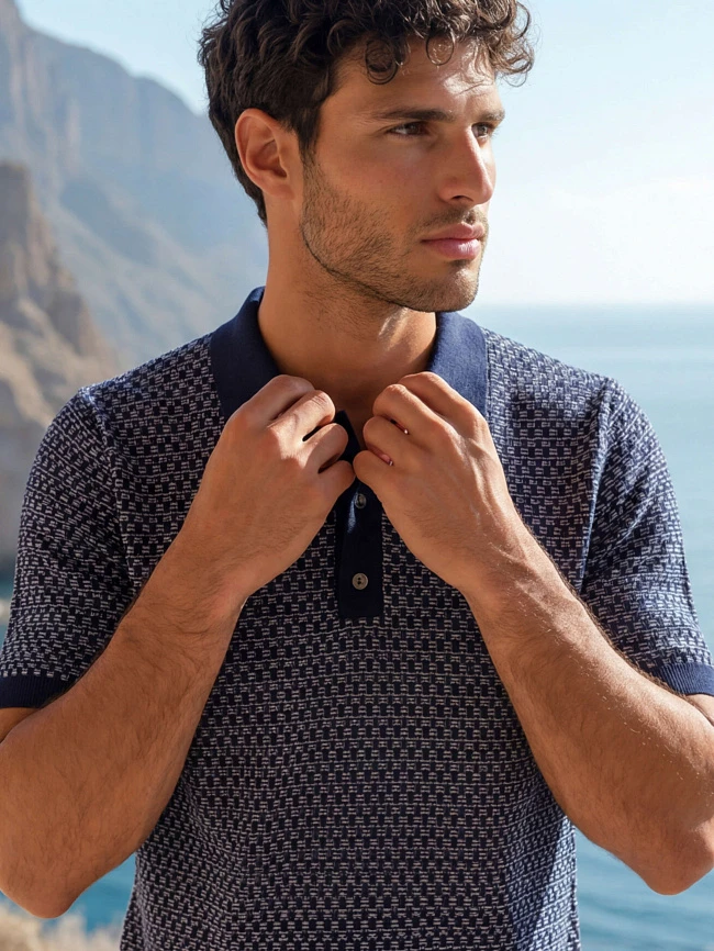 Джемпер (поло) мужские демисезон; лето; GUV048-05 | 1