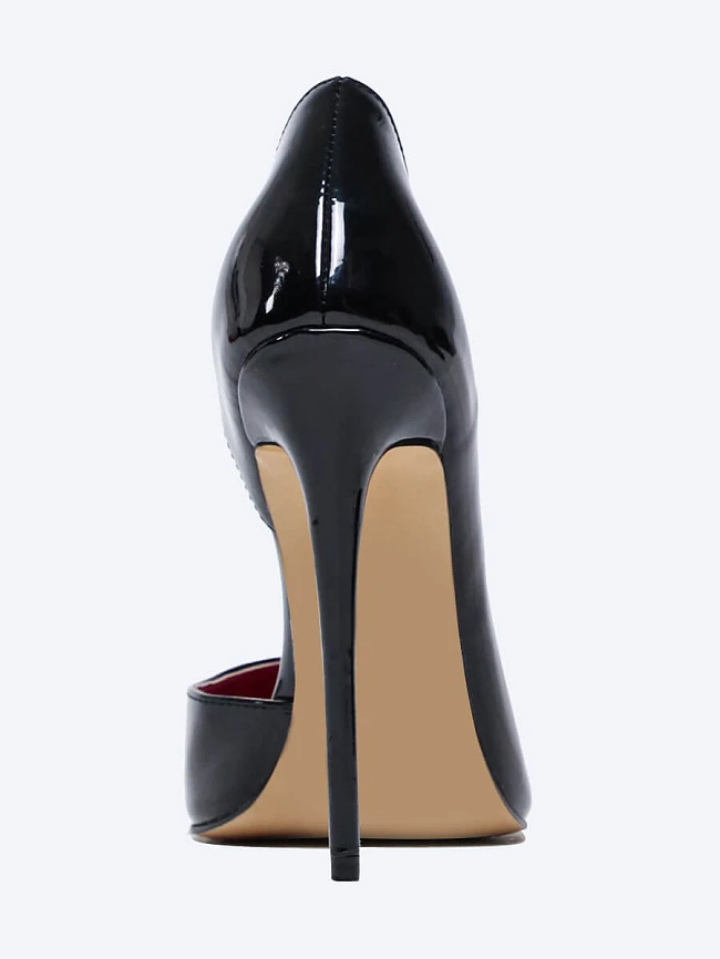 Туфли женские всесезонные, цвет черный, искусственная лаковая кожа 6550103 | 5