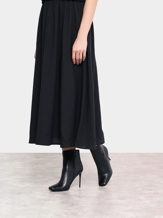 Полусапоги женские демисезонные, цвет черный, натуральная кожа 1492995 | 7