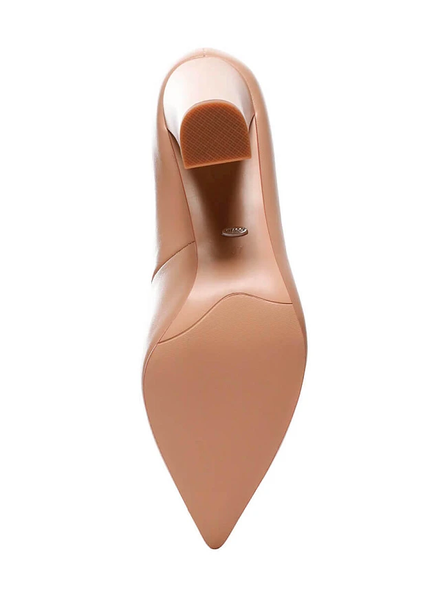 Туфли 492855P женские цвет бежевый, натуральная кожа 492855P         | 5