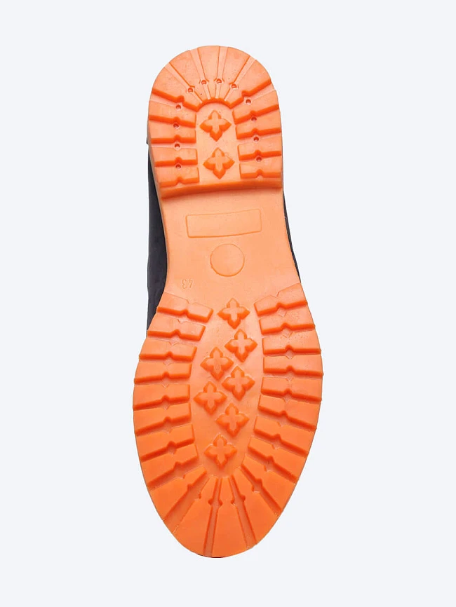 Ботинки мужские демисезонные, цвет синий, натуральный нубук M375001 | 6