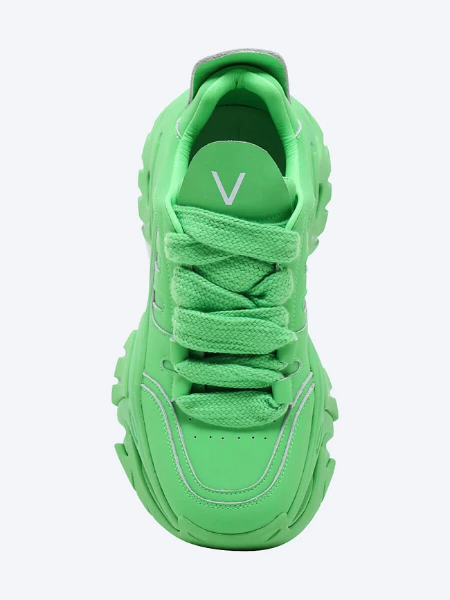 Кроссовки 1848575 женские цвет салатовый, натуральная кожа и полимерные материалы 1848575 | 4