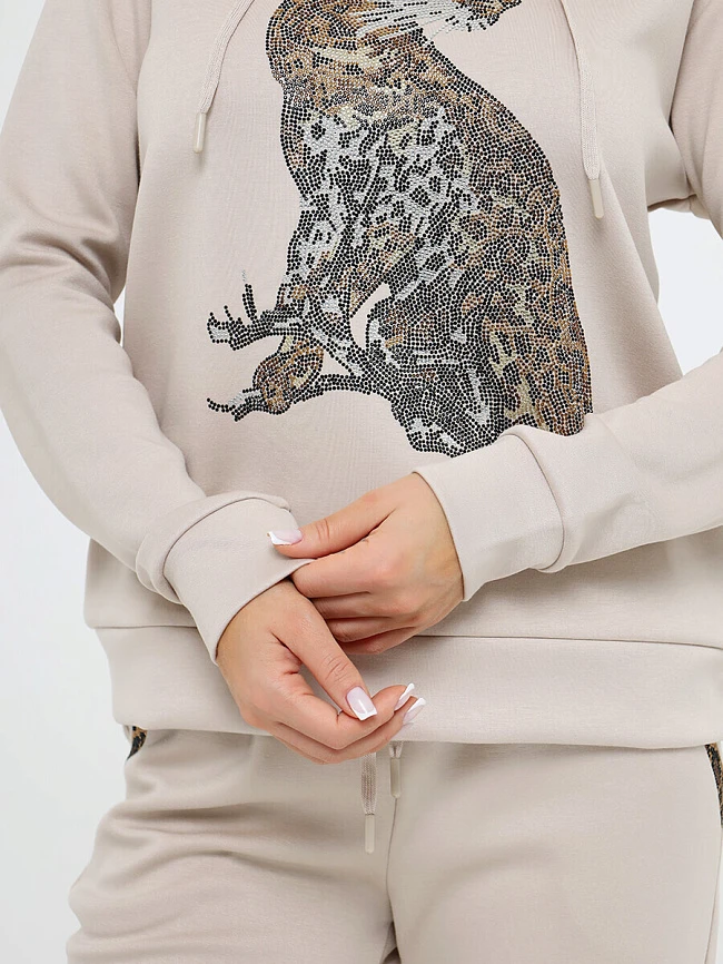 Комплект (худи+брюки) женские демисезонные KA17580-07 | 10