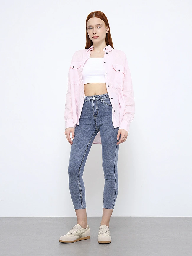 Джинсы женские всесезонные JE5029-4 | 6