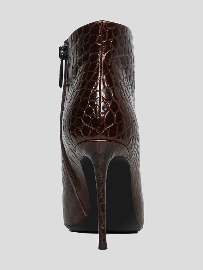 Ботильоны женские демисезонные, цвет коричневый, натуральная кожа 1852352 | 5