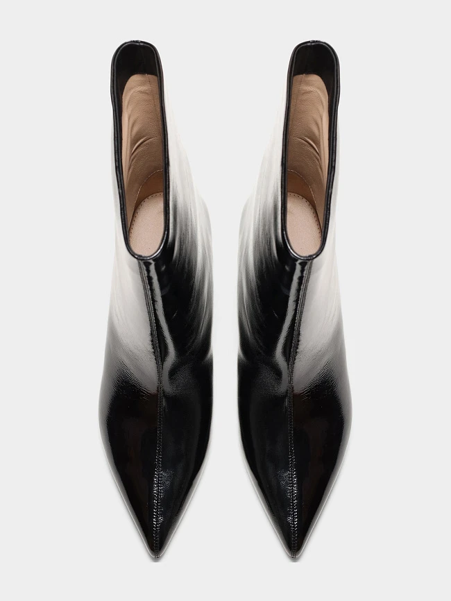 Полусапоги женские всесезонные, цвет черный, натуральный наплак 497153 | 5