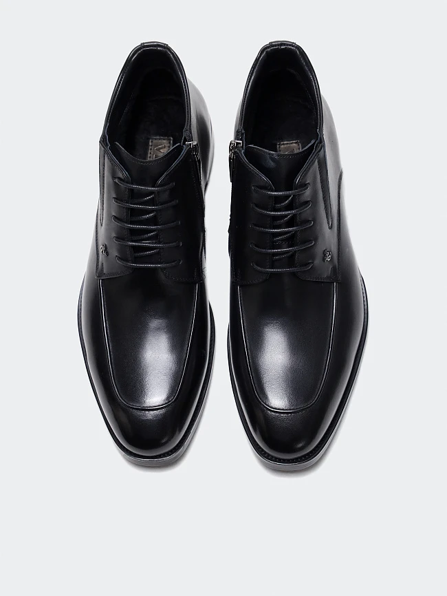 Ботинки мужские демисезонные, цвет черный, натуральная кожа M1022999 | 5