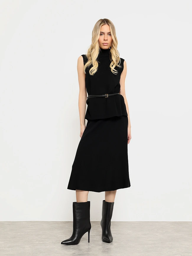 Полусапоги женские всесезонные, цвет черный, натуральная кожа 497158 | 8