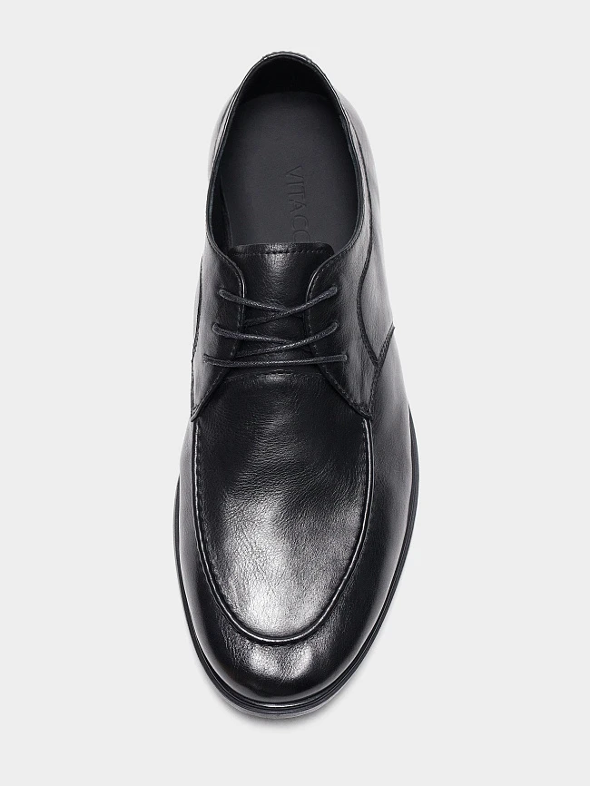 Полуботинки мужские всесезонные, цвет черный, натуральная кожа M1782725 | 4