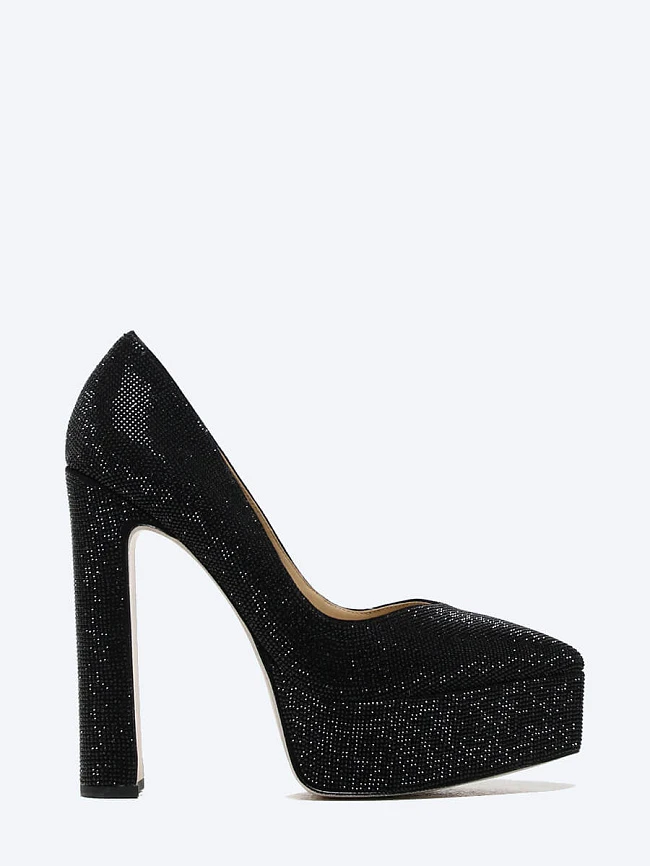 Туфли женские всесезонные, цвет черный, натуральный велюр 496045 | 2