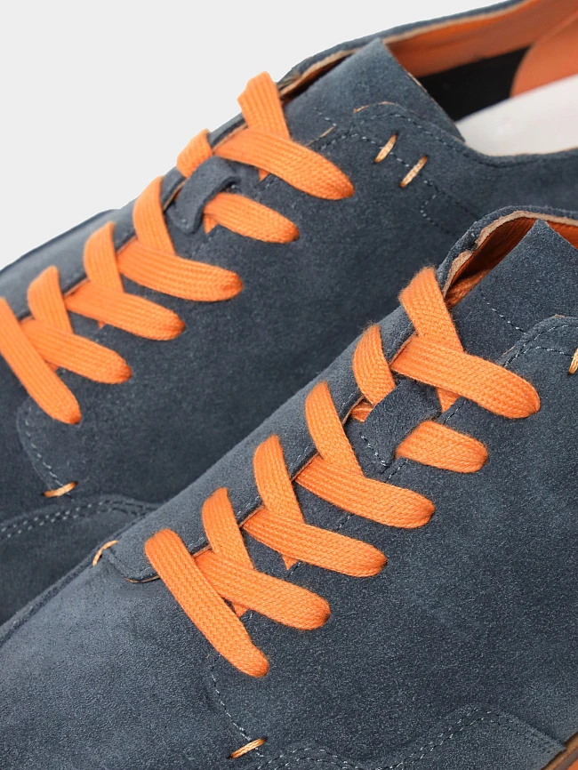 Кеды мужские демисезонные, цвет синий, натуральный спилок M1781864 | 5