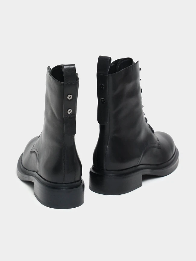 Ботинки женские демисезонные, цвет черный, натуральная кожа 1820413 | 4